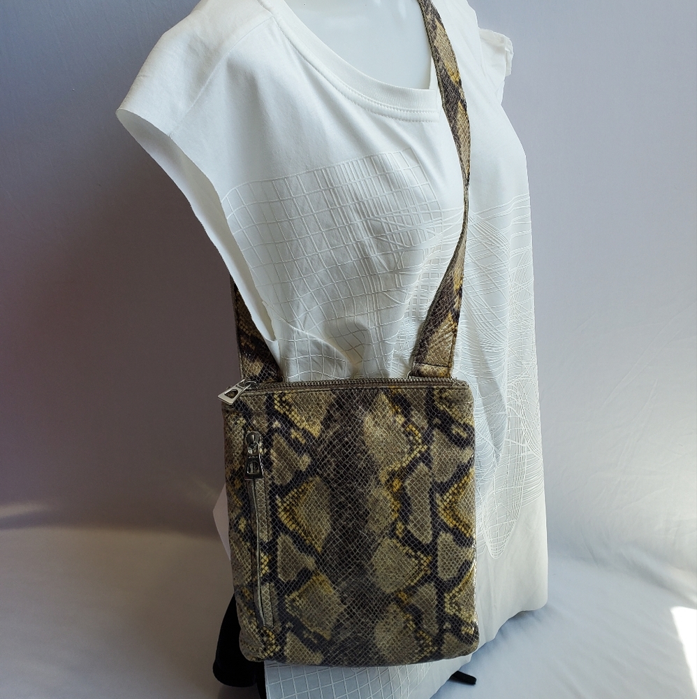 Rudsak snakeskin crossbody bag.
